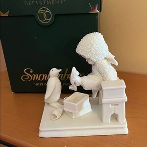 Department 56 Snowbabies “Just One More Pair”
